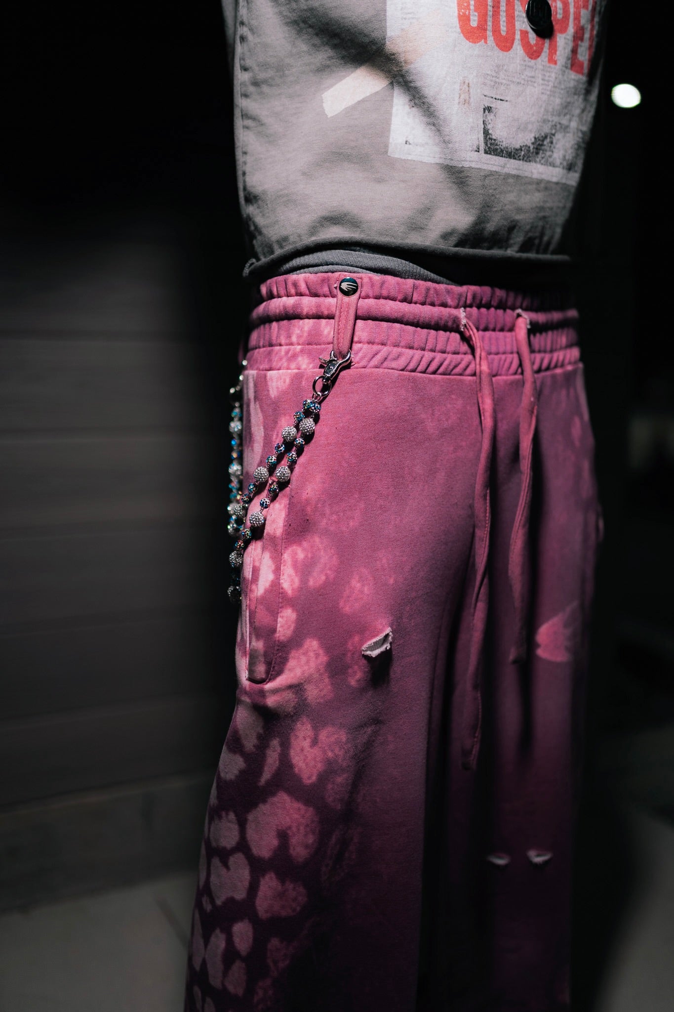 Pink Panther fade Sweats