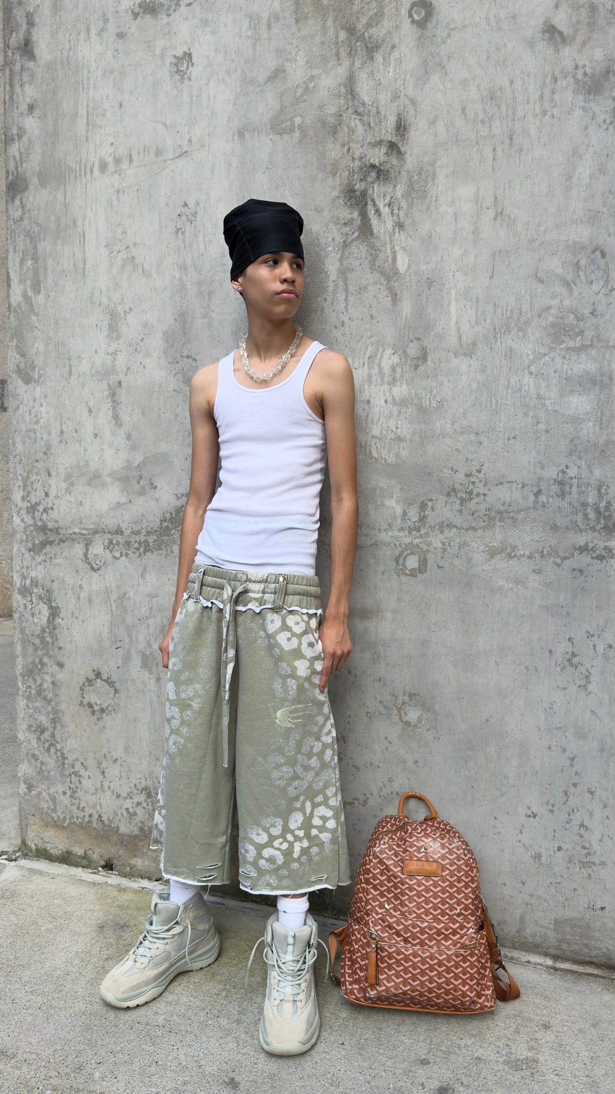 GREEN 3/4 FORTSATTA SHORTS