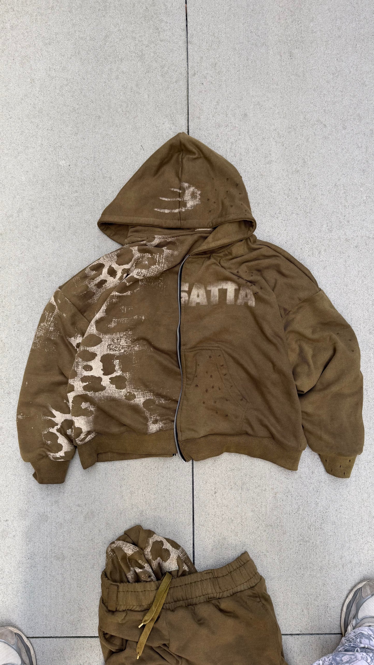Brown Reversible Fortsatta Hoodie